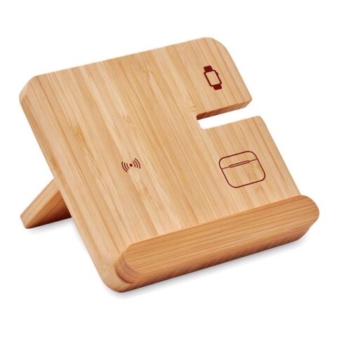 3 in 1 15W wireless charger wood | No Branding | not available | not available