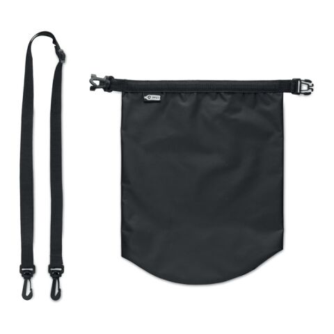 Waterproof bag 210T RPET 5L black | No Branding | not available | not available | not available