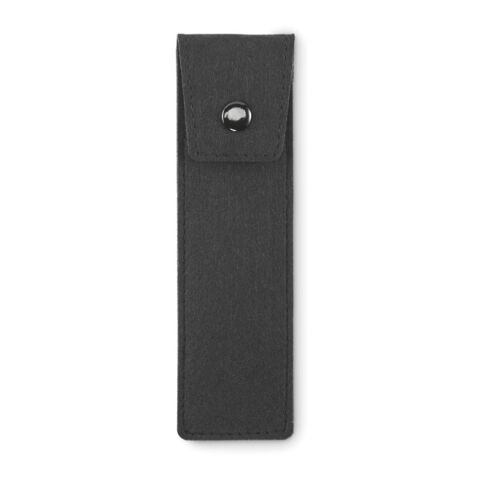 RPET felt pencil case black | No Branding | not available | not available | not available