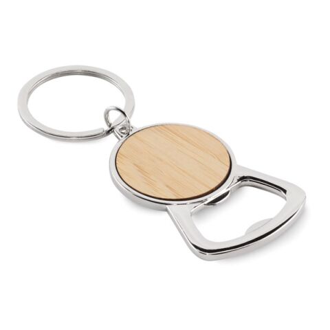 Recycled aluminium key ring wood | No Branding | not available | not available | not available