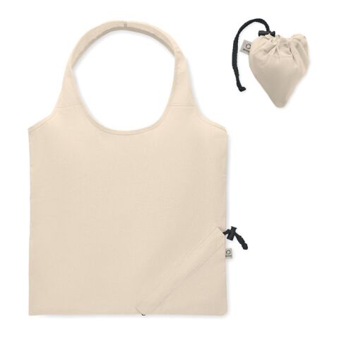 Foldable shopping bag 140 gr/m² beige | No Branding | not available | not available | not available