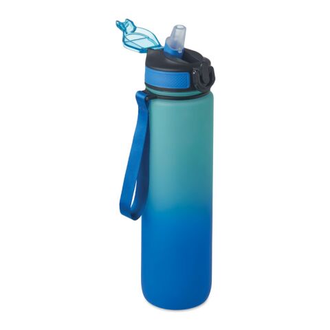 Sports water bottle RPET 1L royal blue | No Branding | not available | not available | not available