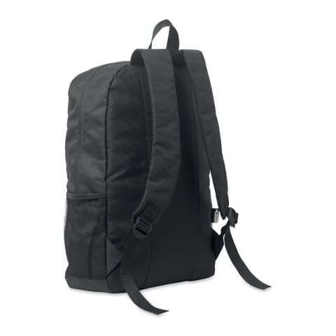 600D RPET polyester backpack black | No Branding | not available | not available | not available