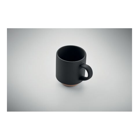 Ceramic stackable mug 170 ml black | No Branding | not available | not available