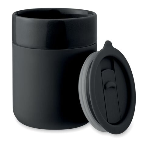 Ceramic tumbler 330 ml black | No Branding | not available | not available