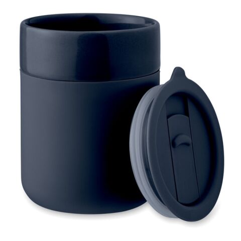 Ceramic tumbler 330 ml navy blue | No Branding | not available | not available