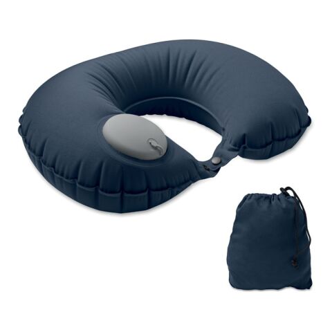 Fast inflatable travel pillow blue | No Branding | not available | not available | not available