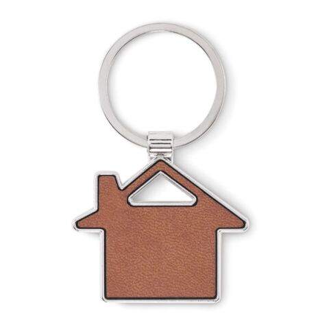 House shaped key ring brown | No Branding | not available | not available