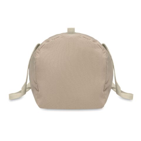 Recycled cotton sports bag khaki | No Branding | not available | not available | not available