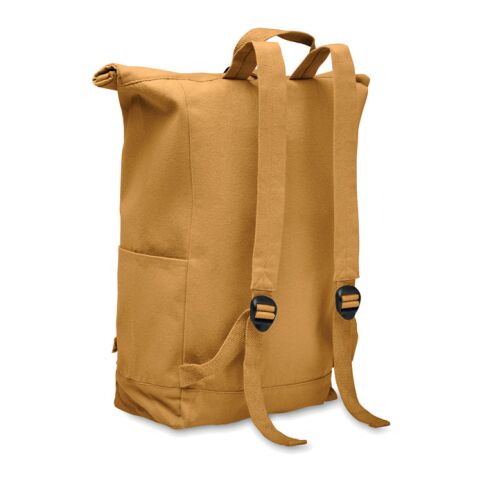 Roll top backpack 390 gr/m² Ochre | No Branding | not available | not available | not available