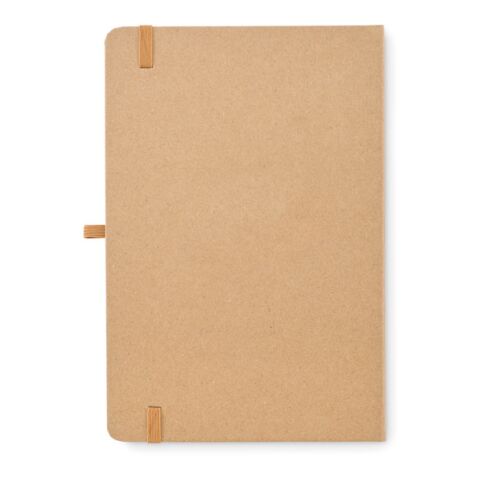 A5 notebook recycled paper set beige | No Branding | not available | not available