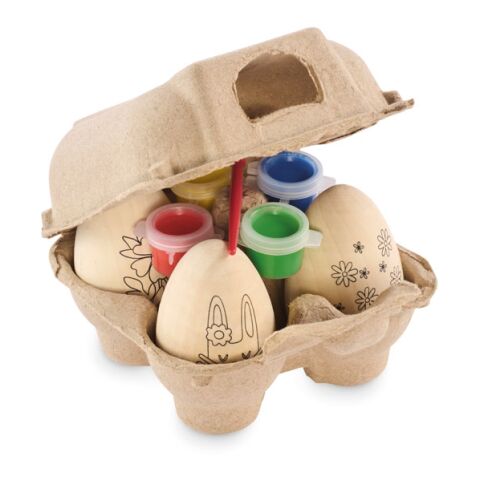 Wooden eggs painting set wood | No Branding | not available | not available | not available
