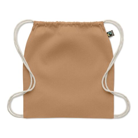Drawstring bag Fairtrade 180gr ivory