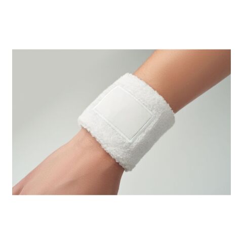 Wristband in polycotton white | No Branding | not available | not available | not available