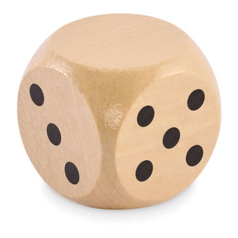Schima wooden dice 5cm dia wood | No Branding | not available | not available