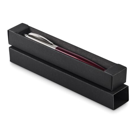 Push button pen in box Burgundy | No Branding | not available | not available | not available