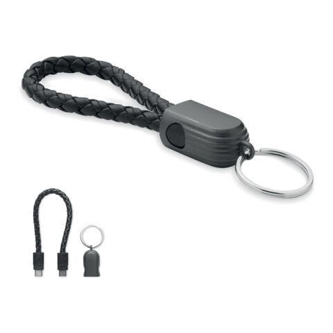 Key ring loop cable type-C black | No Branding | not available | not available | not available