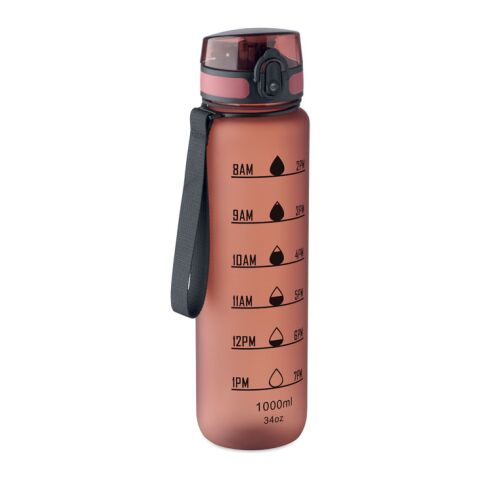 Sports water bottle RPET 1L Burgundy | No Branding | not available | not available | not available