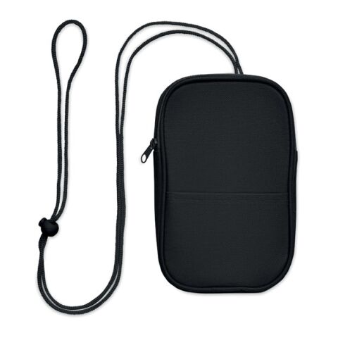 RPET cross body travel pouch black | No Branding | not available | not available | not available