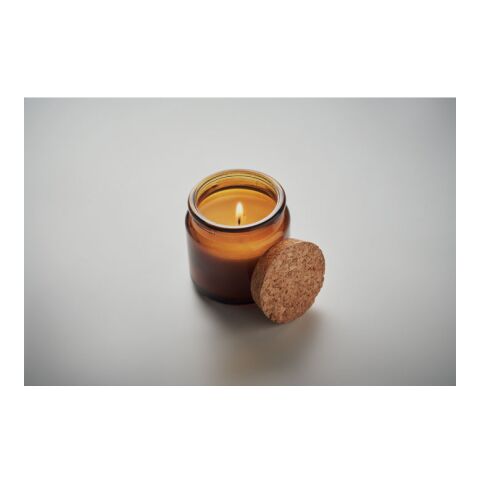 Plant based wax candle 70 gr brown | No Branding | not available | not available