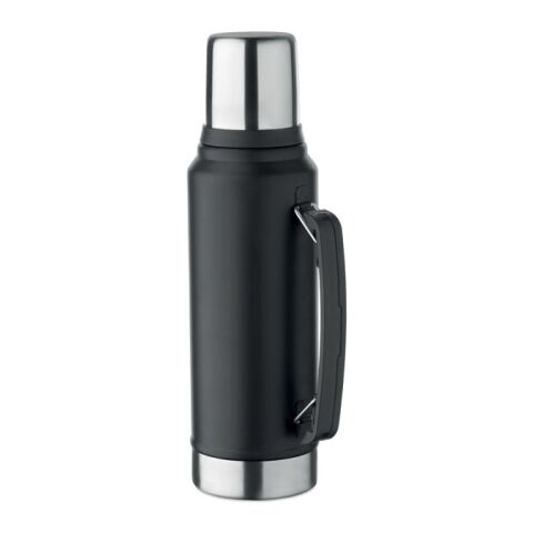 Double wall bottle 1L black | No Branding | not available | not available | not available