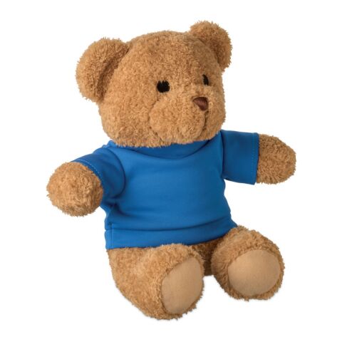 Teddy bear with t-shirt 23 cm blue | No Branding | not available | not available | not available