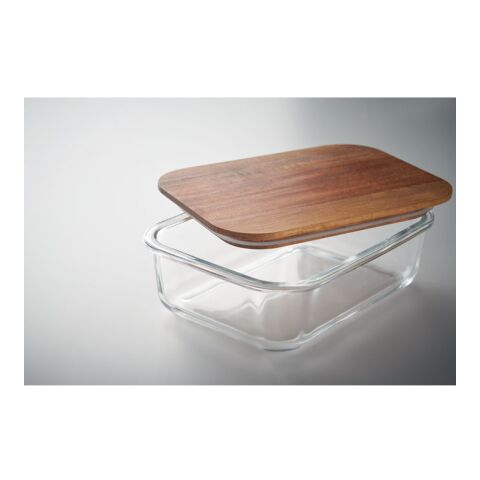 Glass lunch box 800ml transparent | No Branding | not available | not available | not available