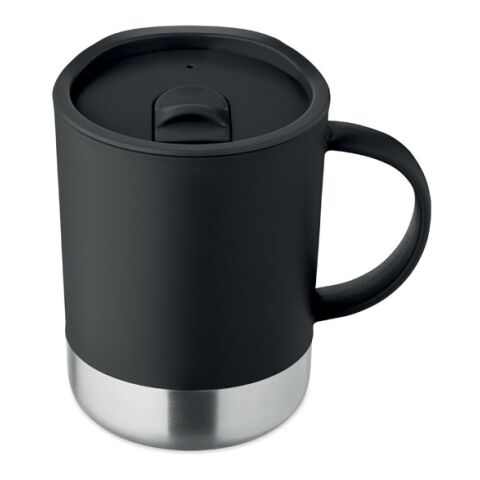 Single wall mug 300ml black | No Branding | not available | not available