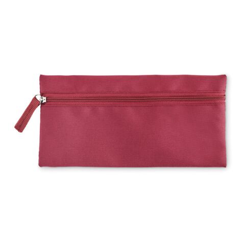 Zippered pencil case Burgundy | No Branding | not available | not available | not available