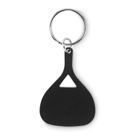 Aluminium key ring black | No Branding | not available | not available