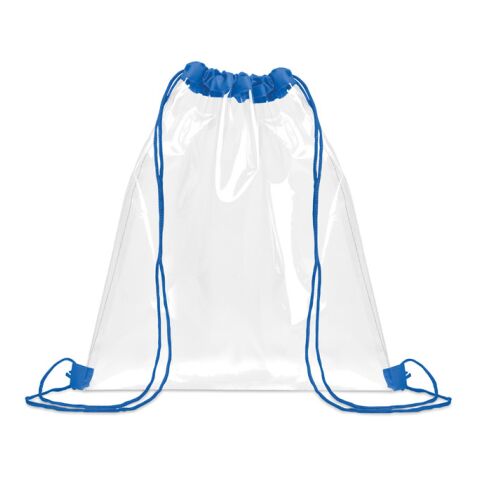 Transparent drawstring bag royal blue | No Branding | not available | not available
