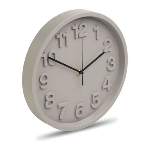 Wall clock in PP grey