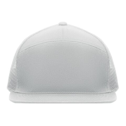 7 panel flat visor cap white | No Branding | not available | not available | not available