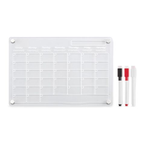 Magnetic acrylic planner transparent | No Branding | not available | not available | not available