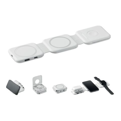 Foldable charging station white | No Branding | not available | not available | not available