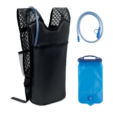 Sports backpack 420D PU black | No Branding | not available | not available | not available