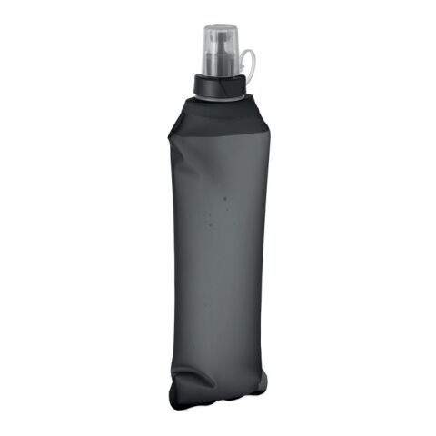 Foldable water bottle 500ml black