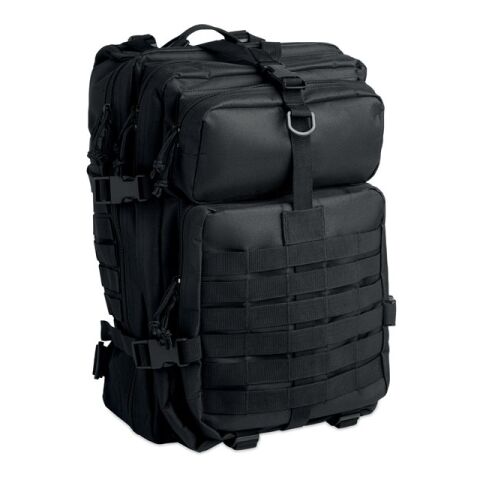 Outdoor backpack 600D RPET black | No Branding | not available | not available | not available
