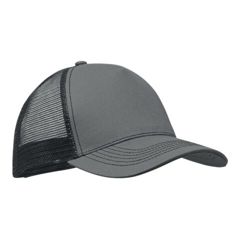 5 panel trucker cap grey