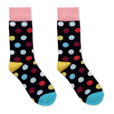 Funny patterned socks black