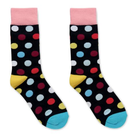 Funny patterned socks black