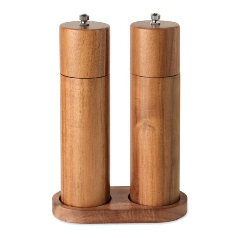 Acacia salt &amp; pepper grinders wood