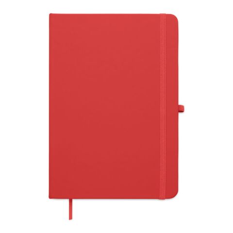 A5 recycled PU notebook red