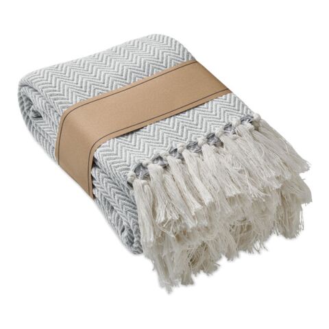 Recycled polycotton blanket beige