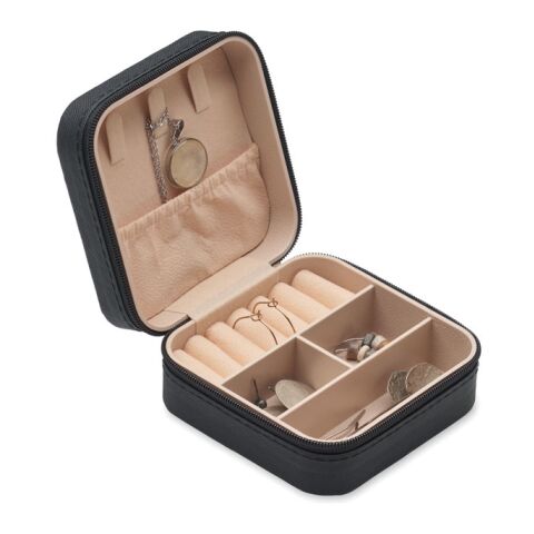 PU Travel jewellery box black