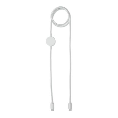 60W  cable &amp; watch charger white