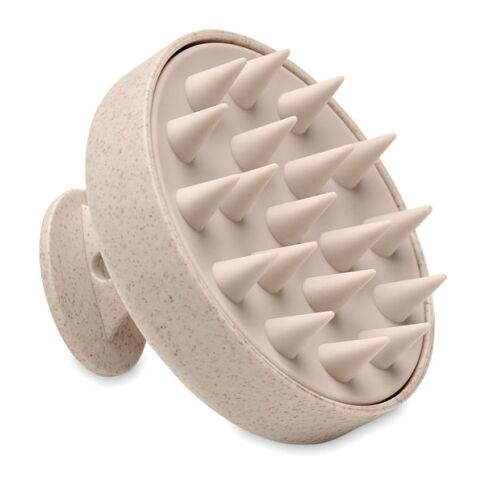 Scalp massage brush beige