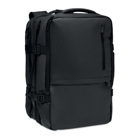 Extendable RPET backpack 20L black
