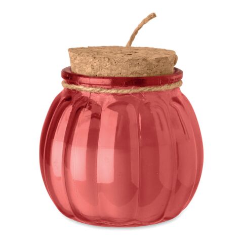 Vanilla plant based wax candle red