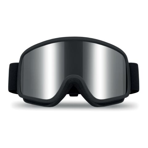 Ski goggles UV400 shiny silver